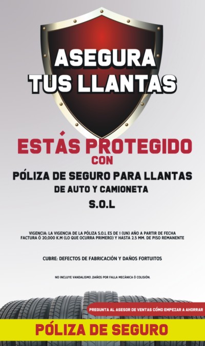 ASEGURA TU LLANTA