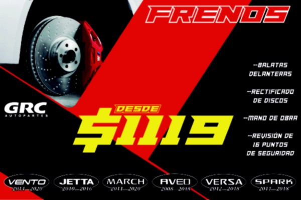 FRENOS SS VERANO 